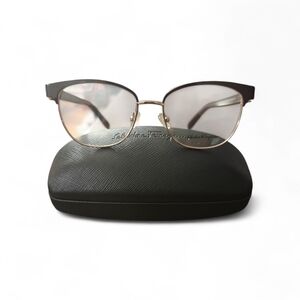 Salvatore Ferragamo Plum and Gold Women's Sunglasses